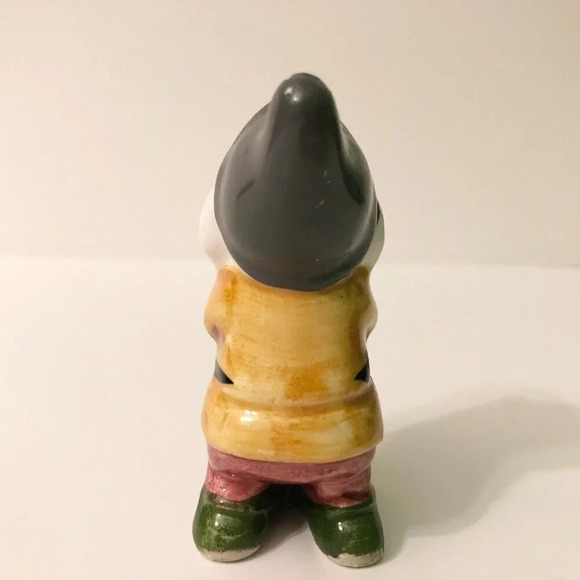 Vintage Walt Disney Bashful Ceramic Figurine Snow  White Japan 3 Inch Tall - Picture 5 of 13